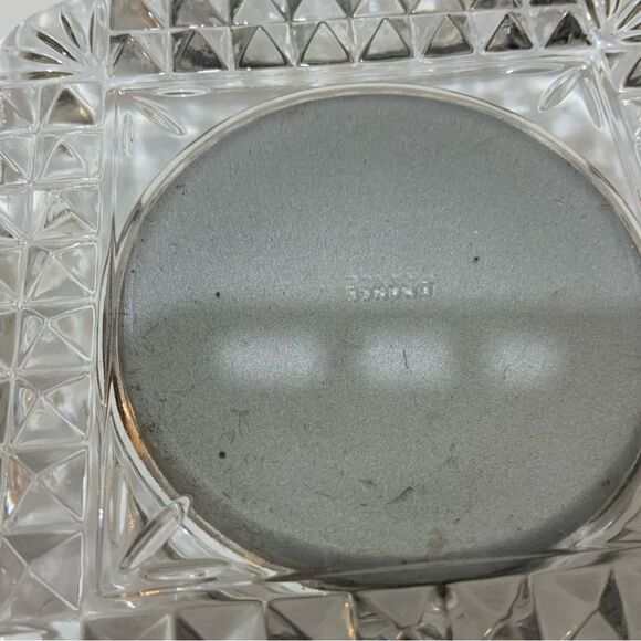 Staiger Quartz Lead Crystal Clock West Germany Movement - Crystal Made in France - Picture 2 of 4